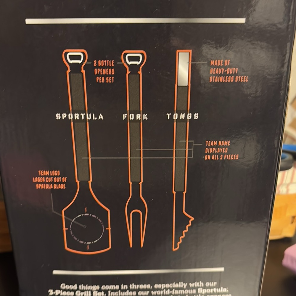 San Francisco 49ers Spirit Series 3-Piece BBQ Set - Picture 5 of 7